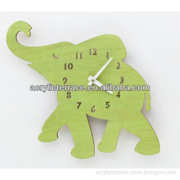 Acrylic baby elephant wall clock - hg140107007B